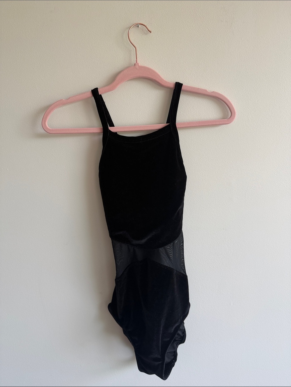 Five Dancewear Women's Black Mesh-Accent Leotard